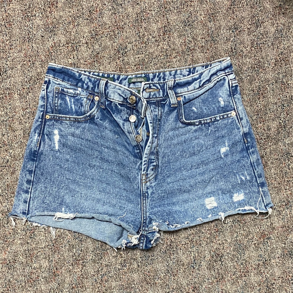 Wild Fable Distressed Blue Jean Shorts